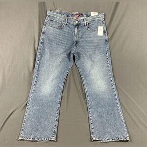 Lucky Brand Jeans 410 Athletic Straight 38 x 30 Blue Cotton Spandex